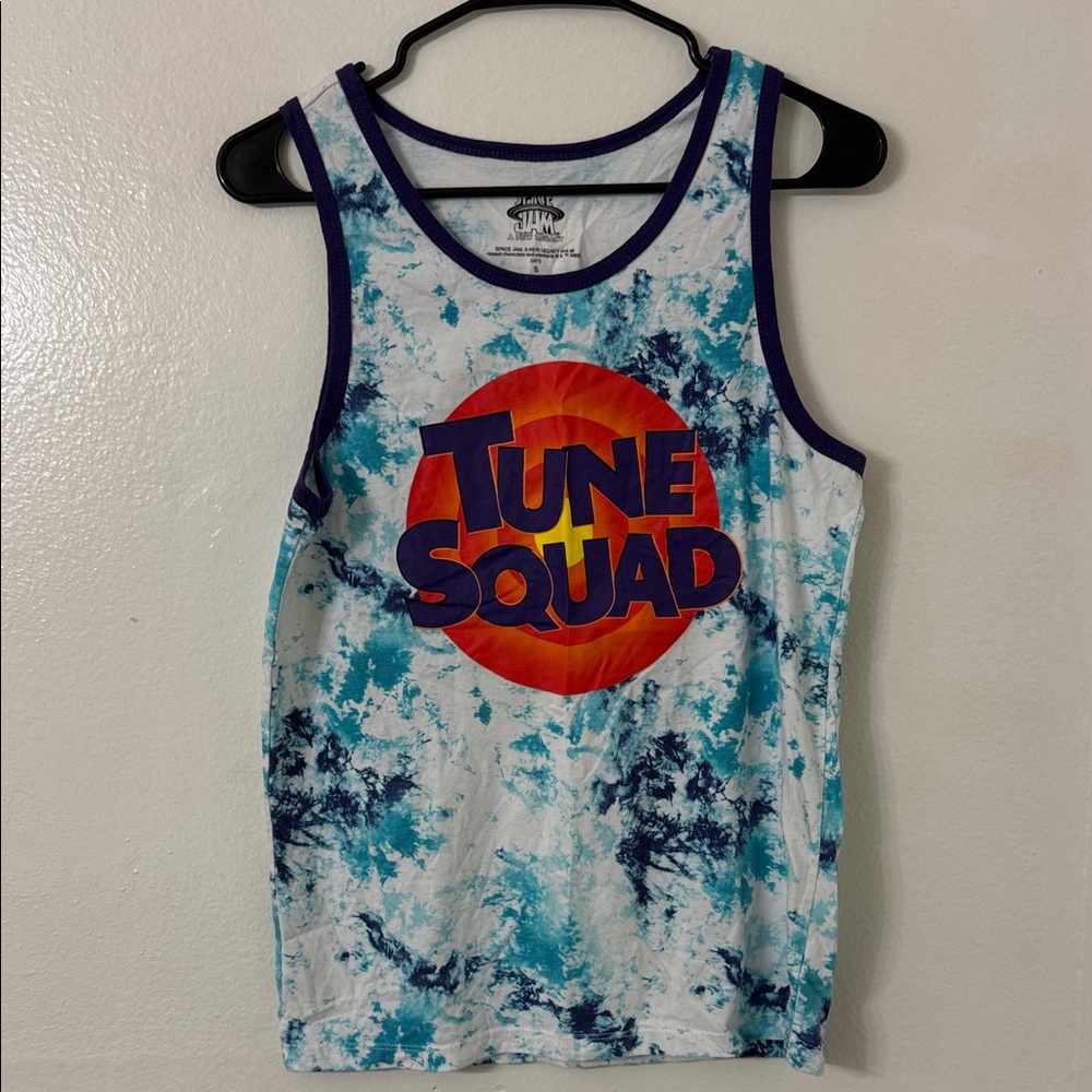 LIGHTLY USED- TUNE SQUAD TANK  - Blue Tie-Dye - Size: S